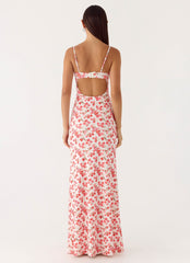 Vamonos Maxi Dress - Porcelain Rose