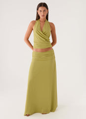 Willowmena Maxi Skirt - Lime