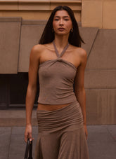Zayde Top - Taupe
