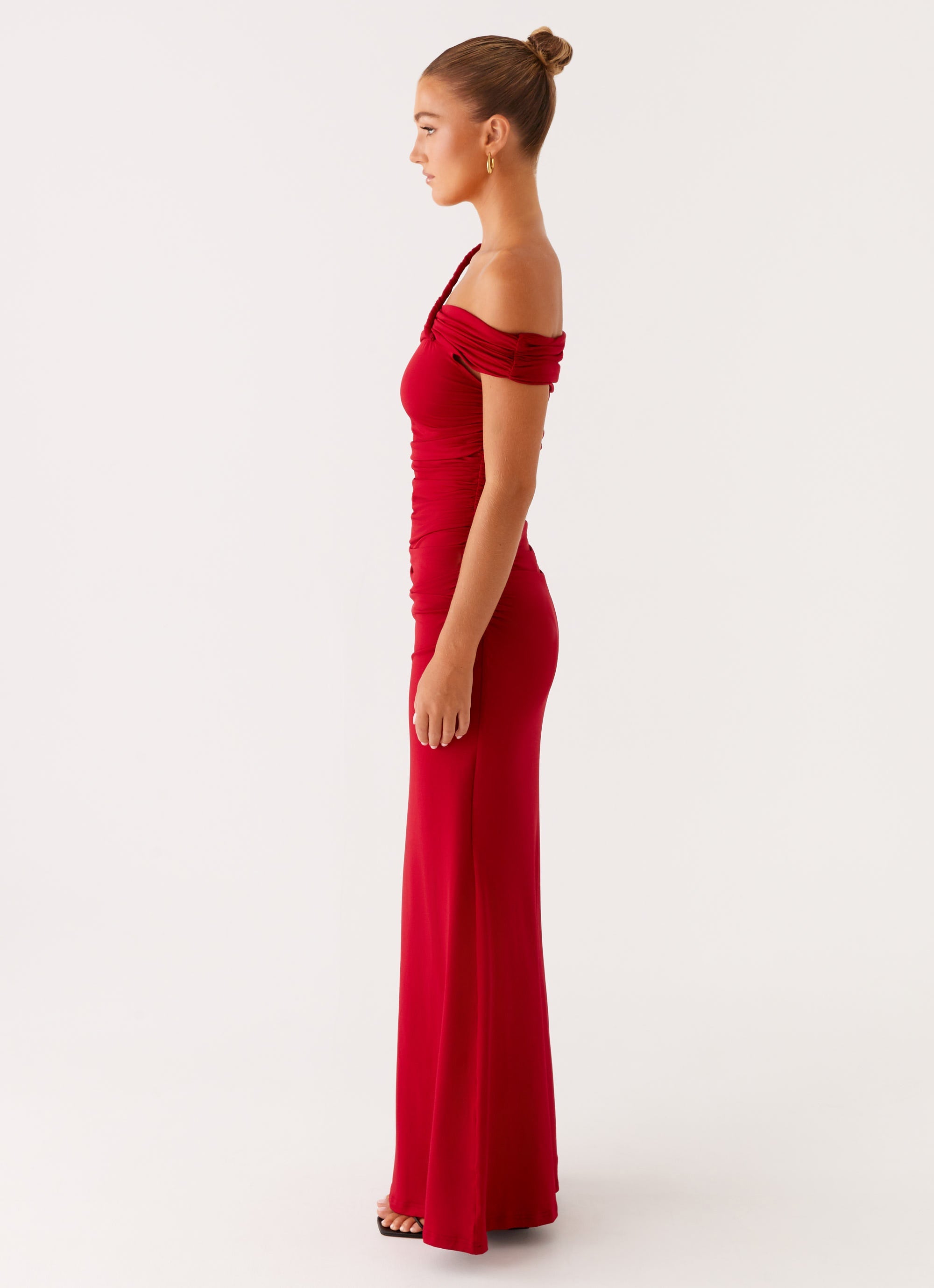 After This Maxi Dress - Raspberry