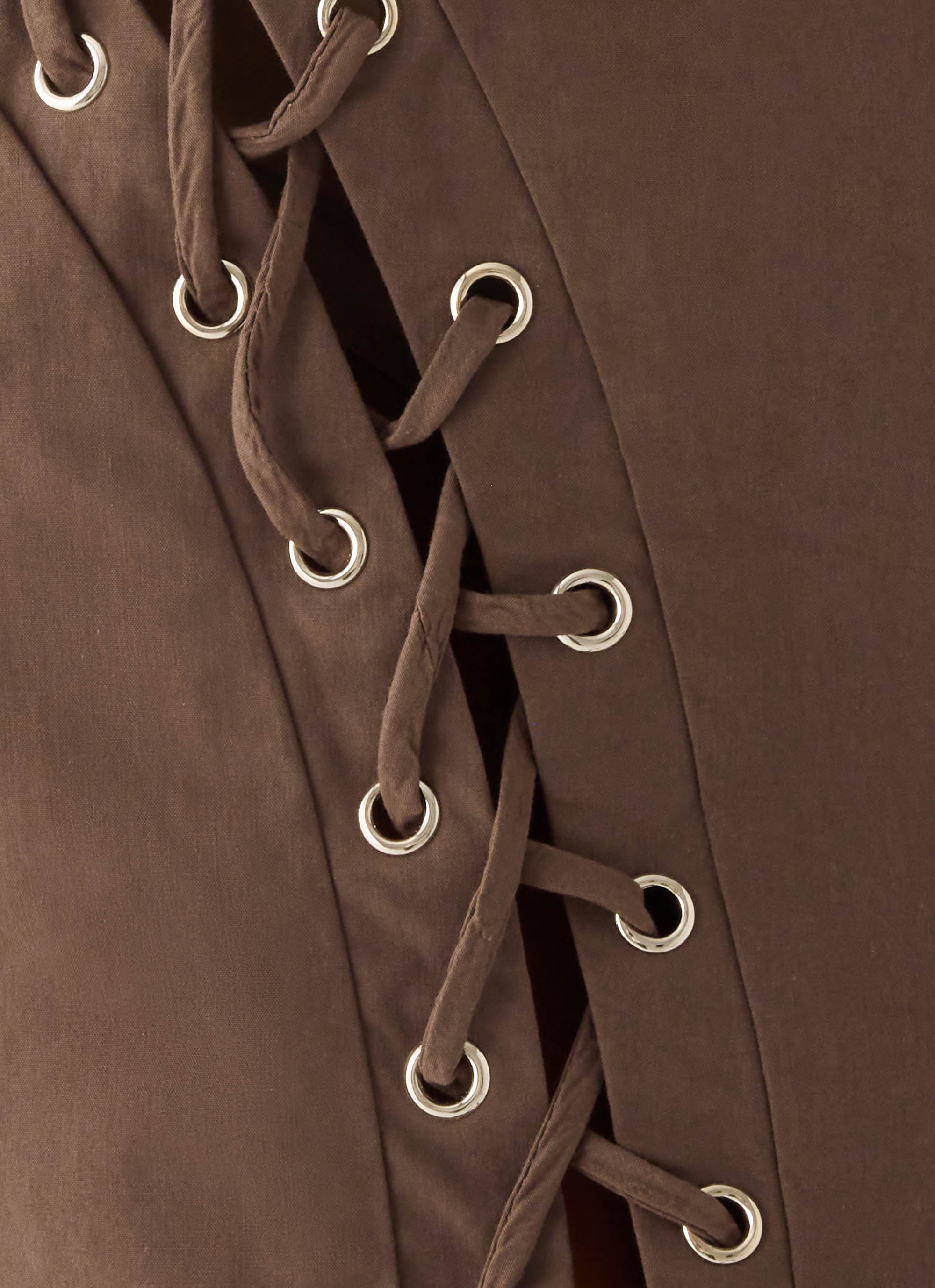 Akirra Mini Dress - Ash Brown