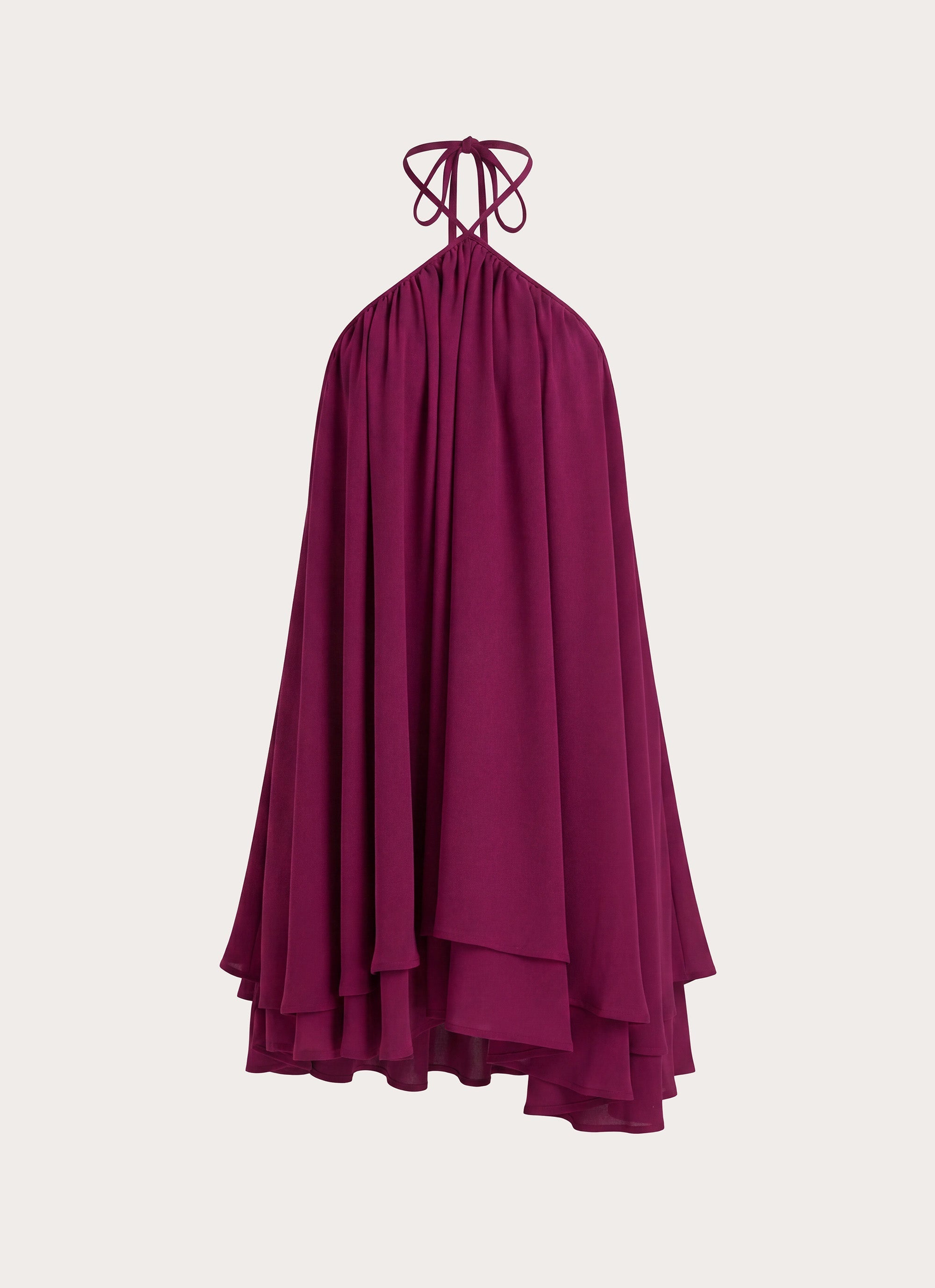 Alicelle Halter Mini Dress - Plum