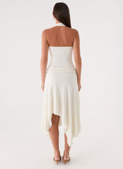 Alise Midi Dress - White