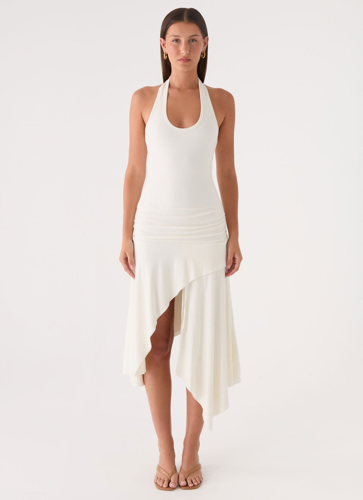 Alise Midi Dress - White