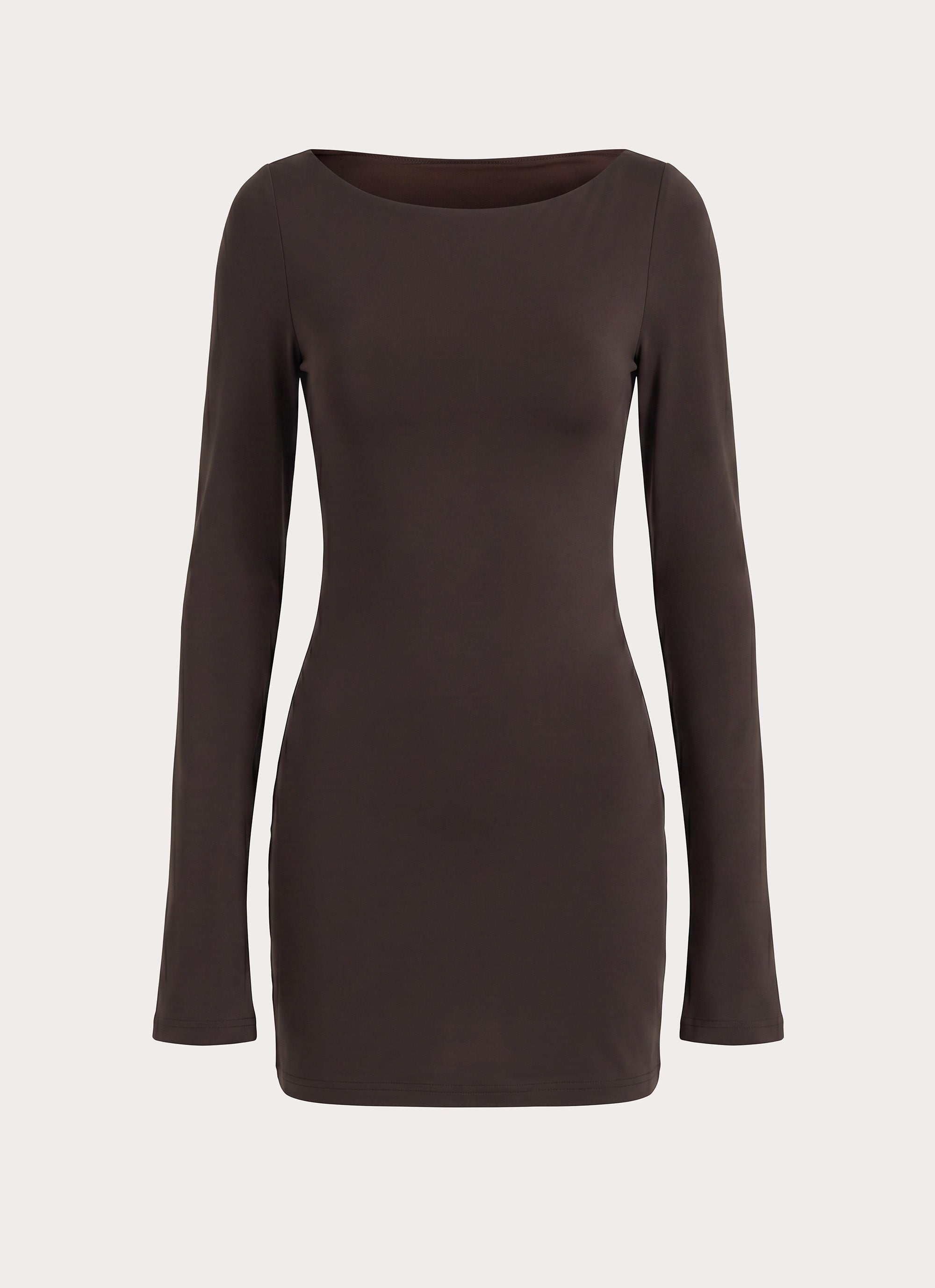 Alonna Mini Dress - Chocolate Fudge