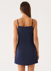 Amaliya Mini Dress - Midnight Blue