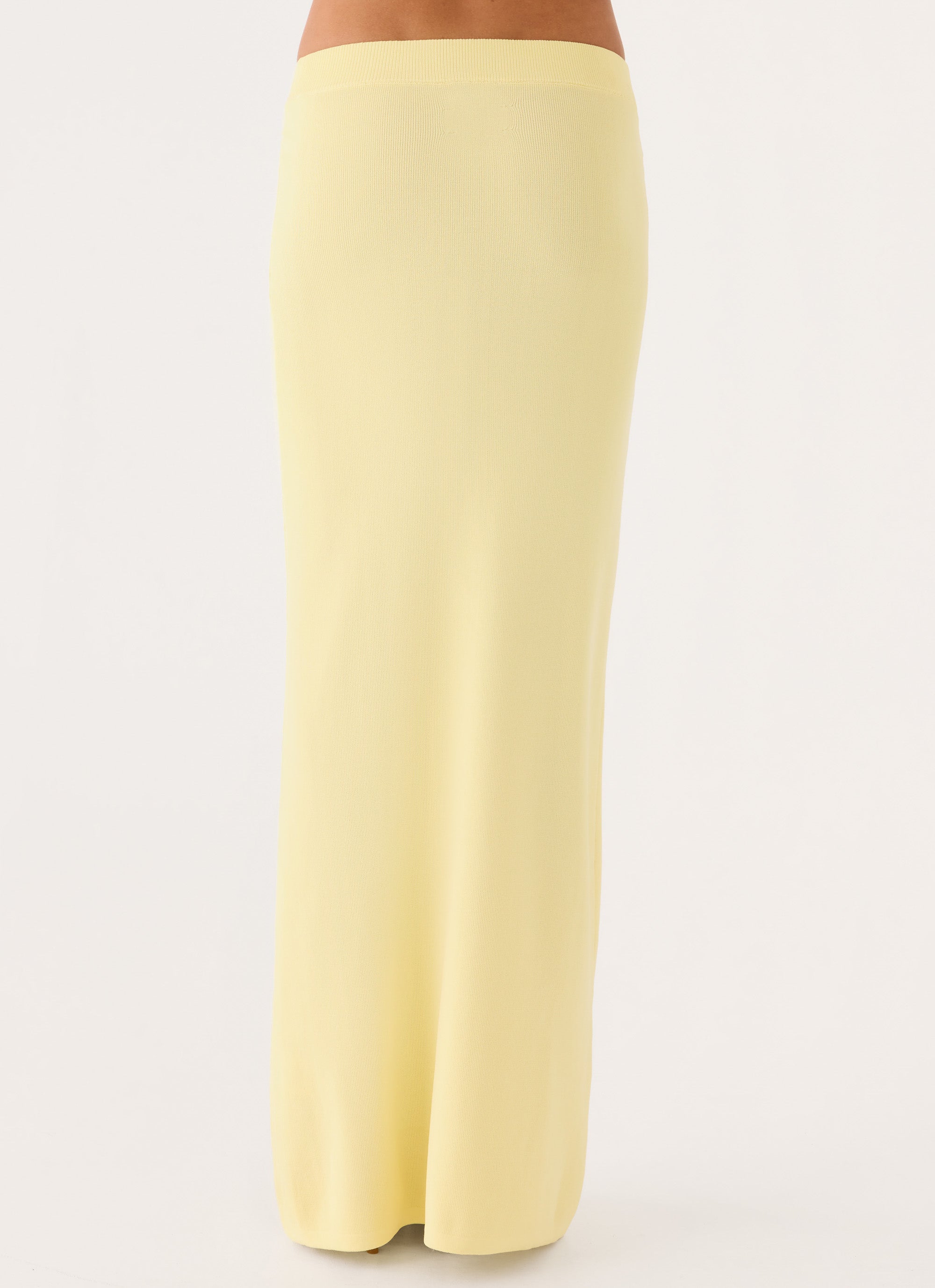 Amarah Knit Maxi Skirt - Yellow