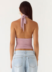 Amber Light Top - Pink