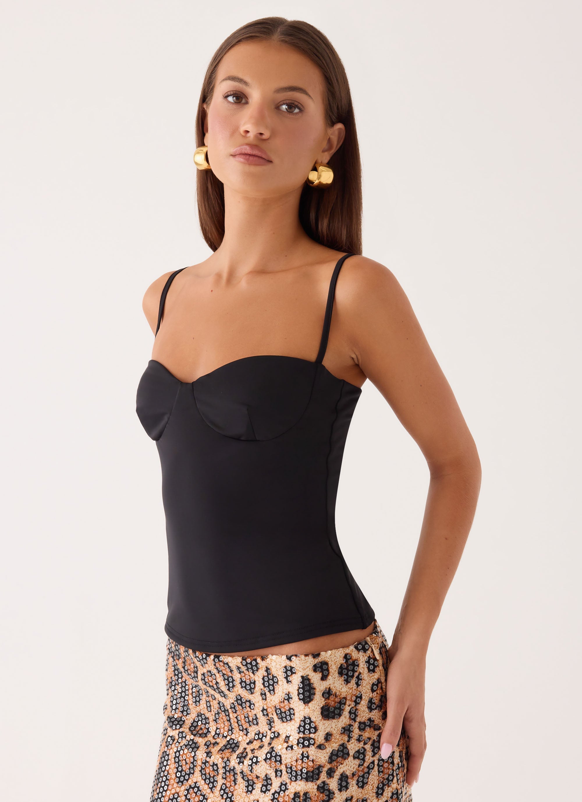 Ame Underwire Top - Black