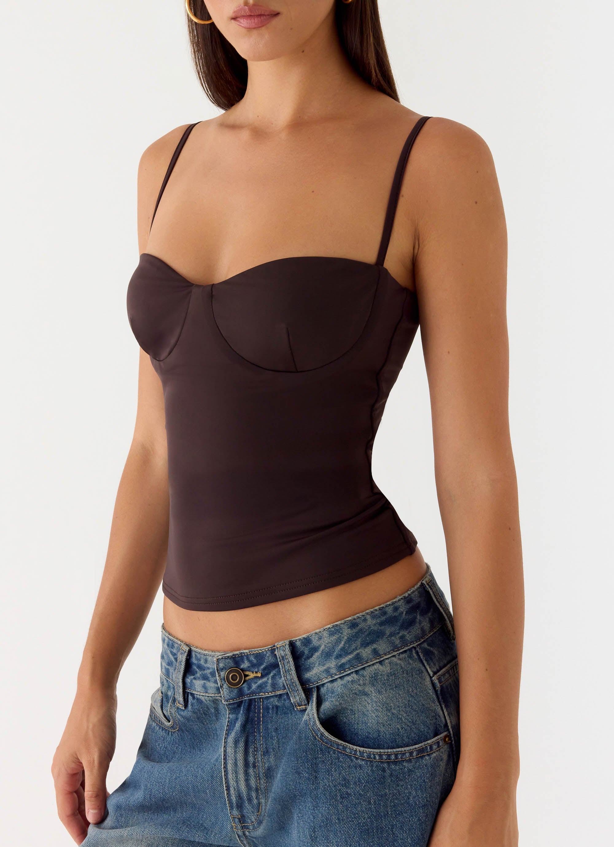 Ame Underwire Top - Chocolate