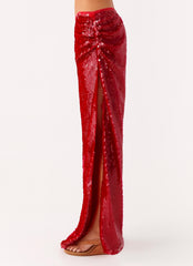 Amosa Maxi Skirt - Fuchsia