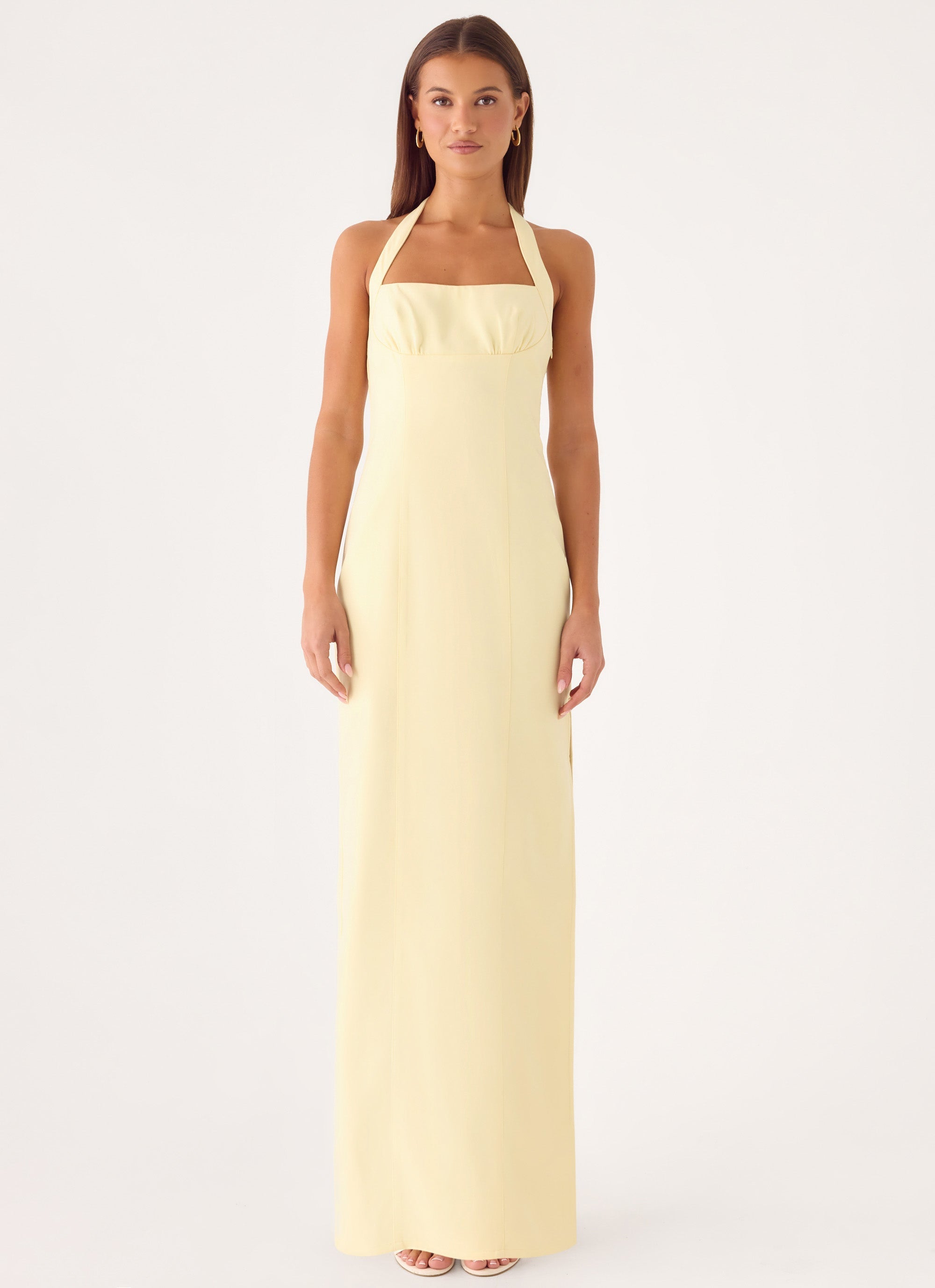 Analeah Maxi Dress - Baby Yellow