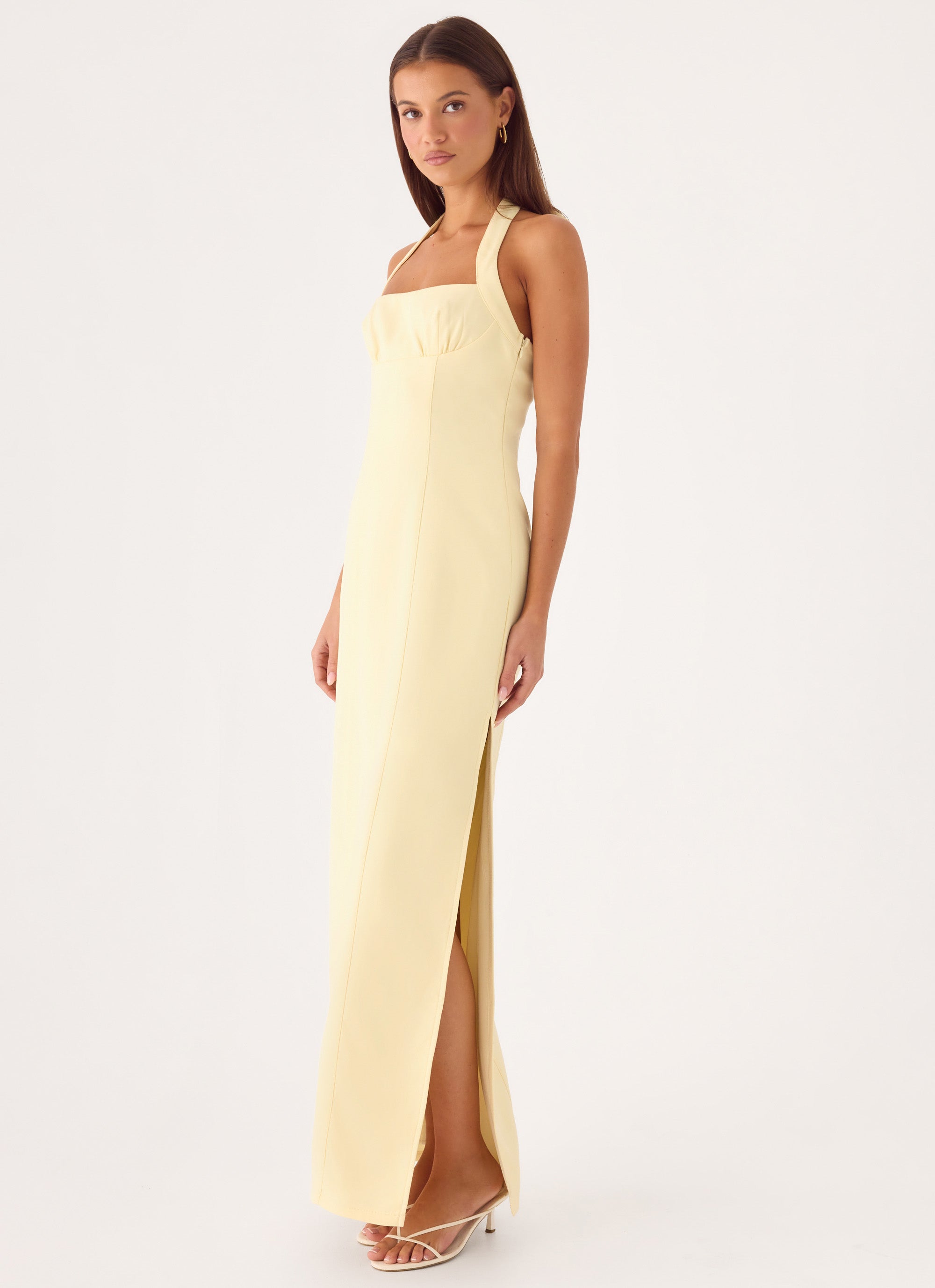 Analeah Maxi Dress - Baby Yellow