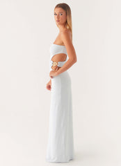Anetta Maxi Dress - Pale Blue