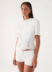 Anora Tee - White