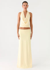 Ashi Maxi Skirt - Yellow
