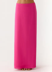 Ashlea Maxi Skirt - Fuchsia