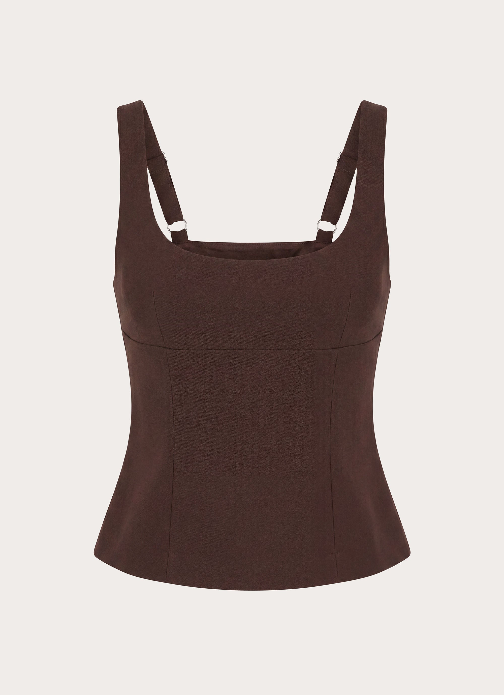 Autrey Suiting Top - Chocolate