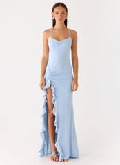 Augusta Maxi Dress - Blue