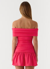 Aurenis Mini Dress - Fuchsia