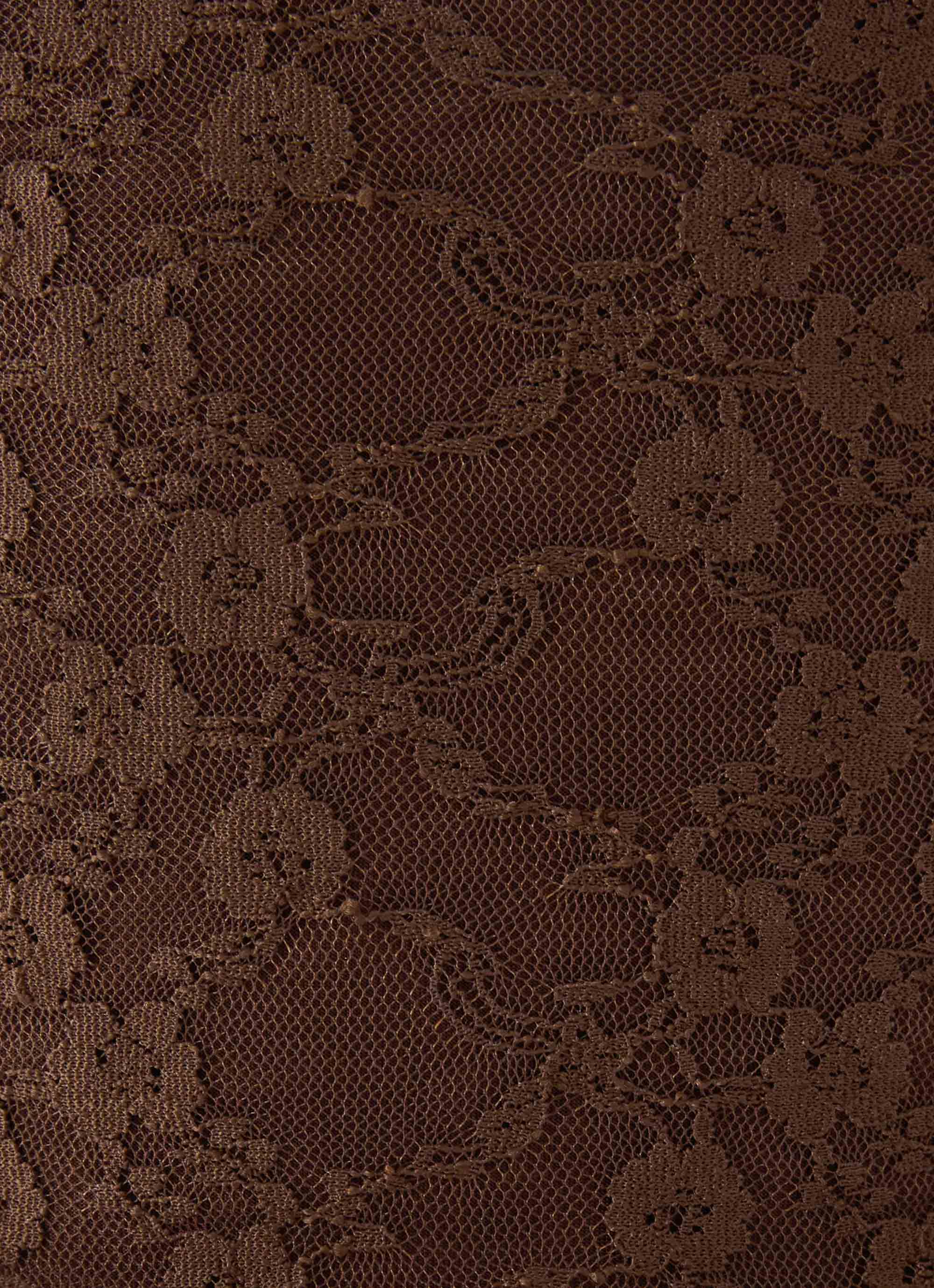 Avelora Lace Top - Chocolate