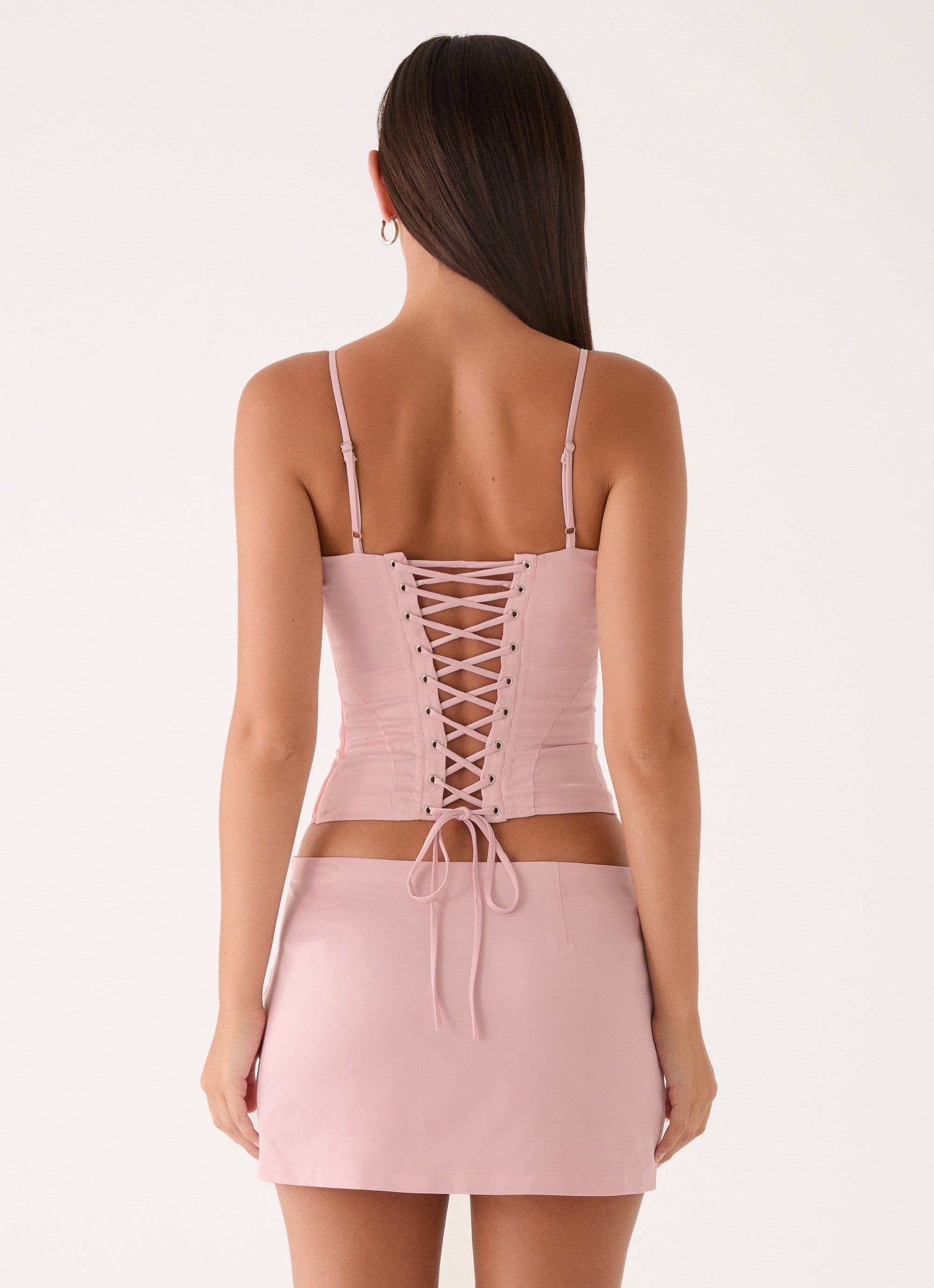 Ayella Bustier Top - Pink