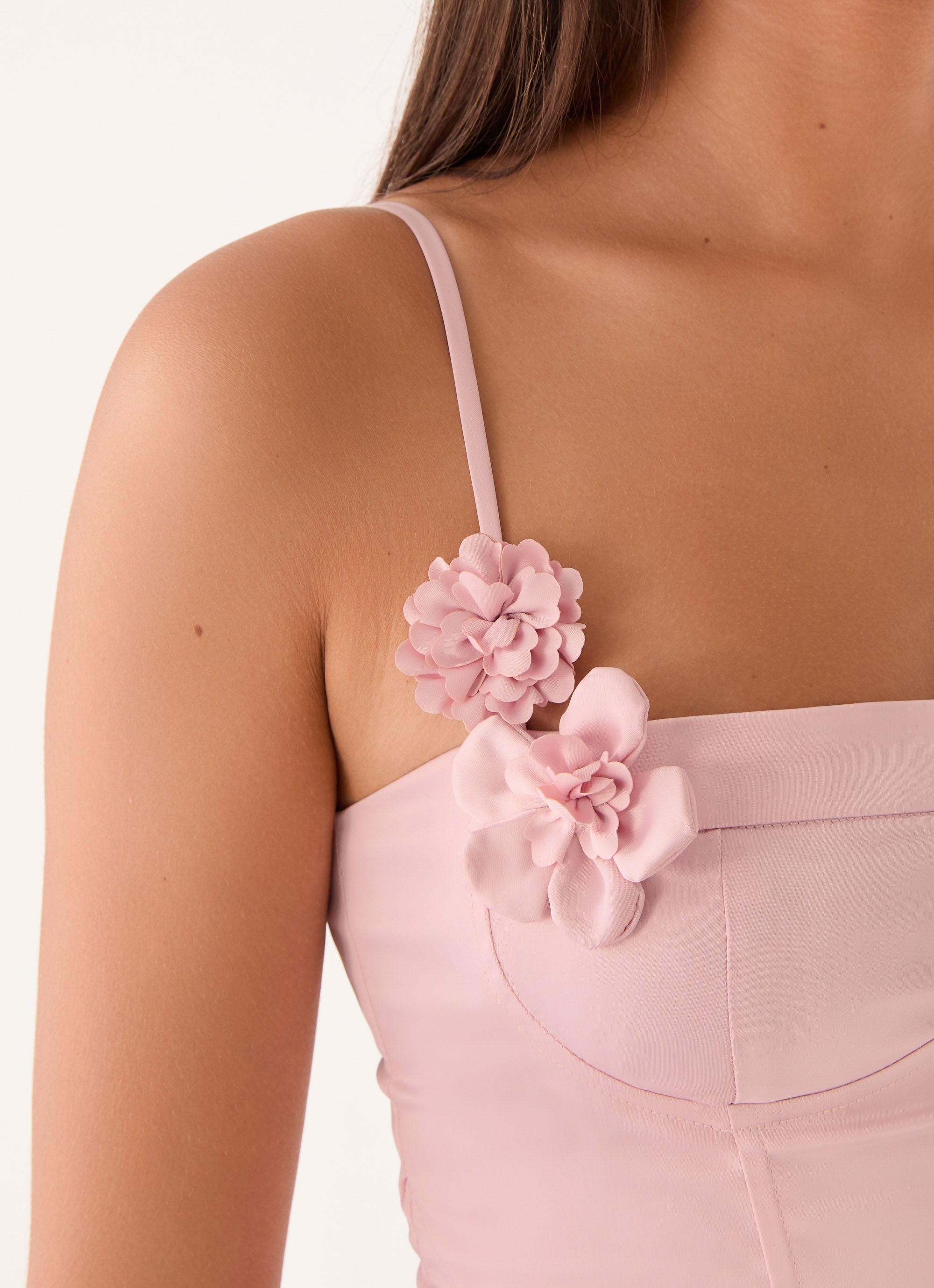 Ayella Bustier Top - Pink