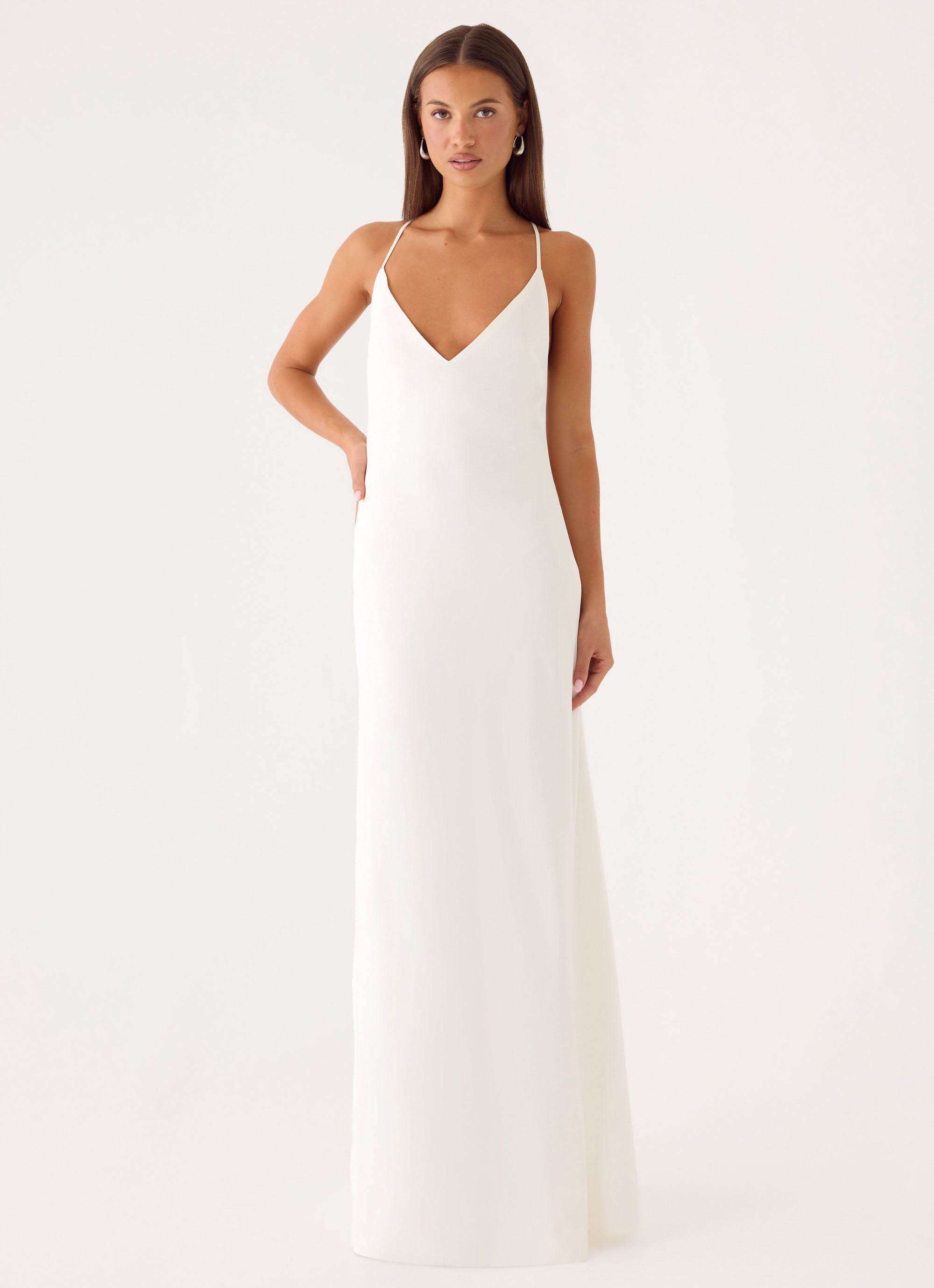 Bailie Maxi Dress - White