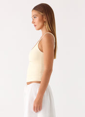 Blondie Tank Top - Yellow