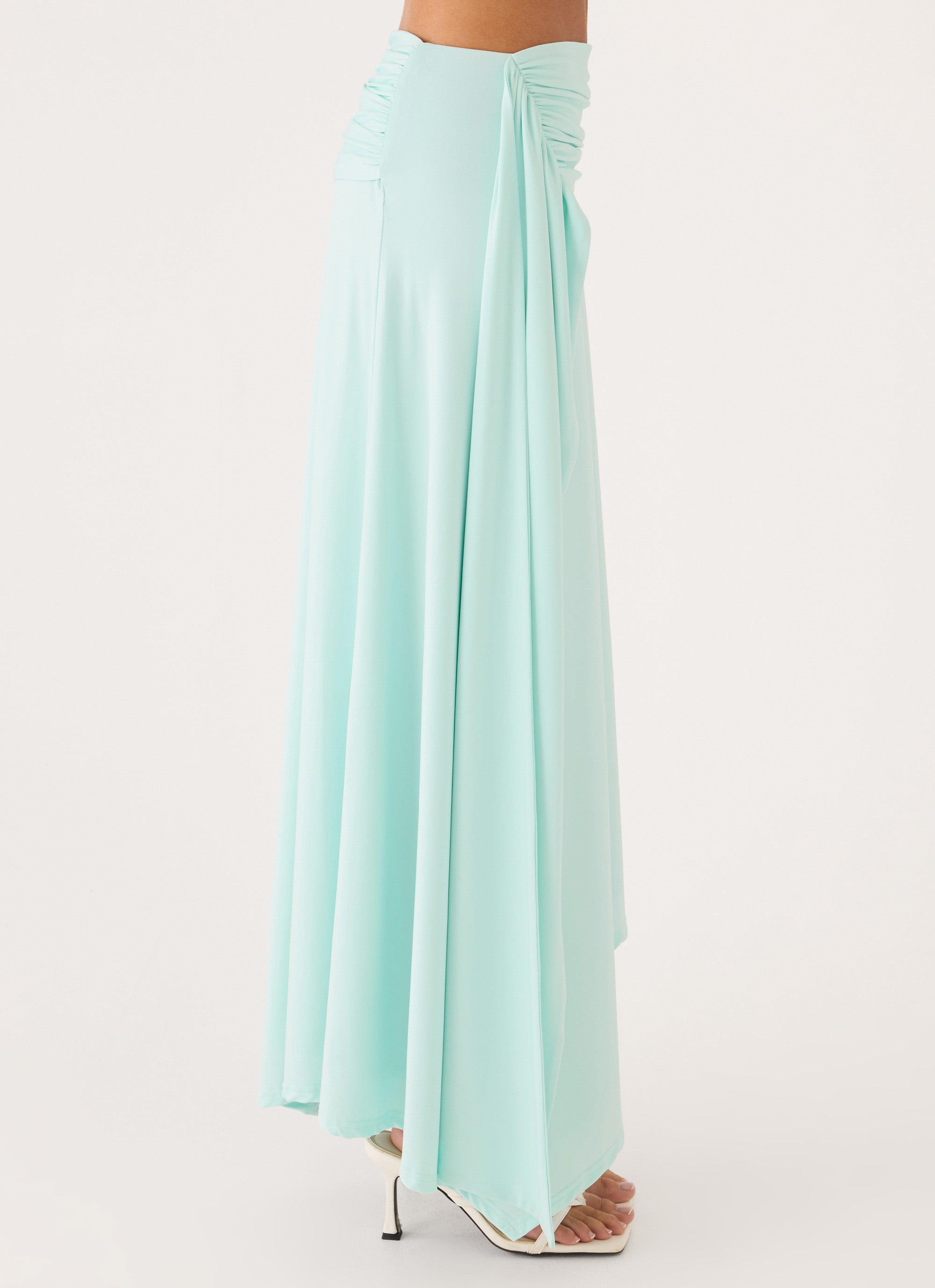 Briege Maxi Skirt - Aqua