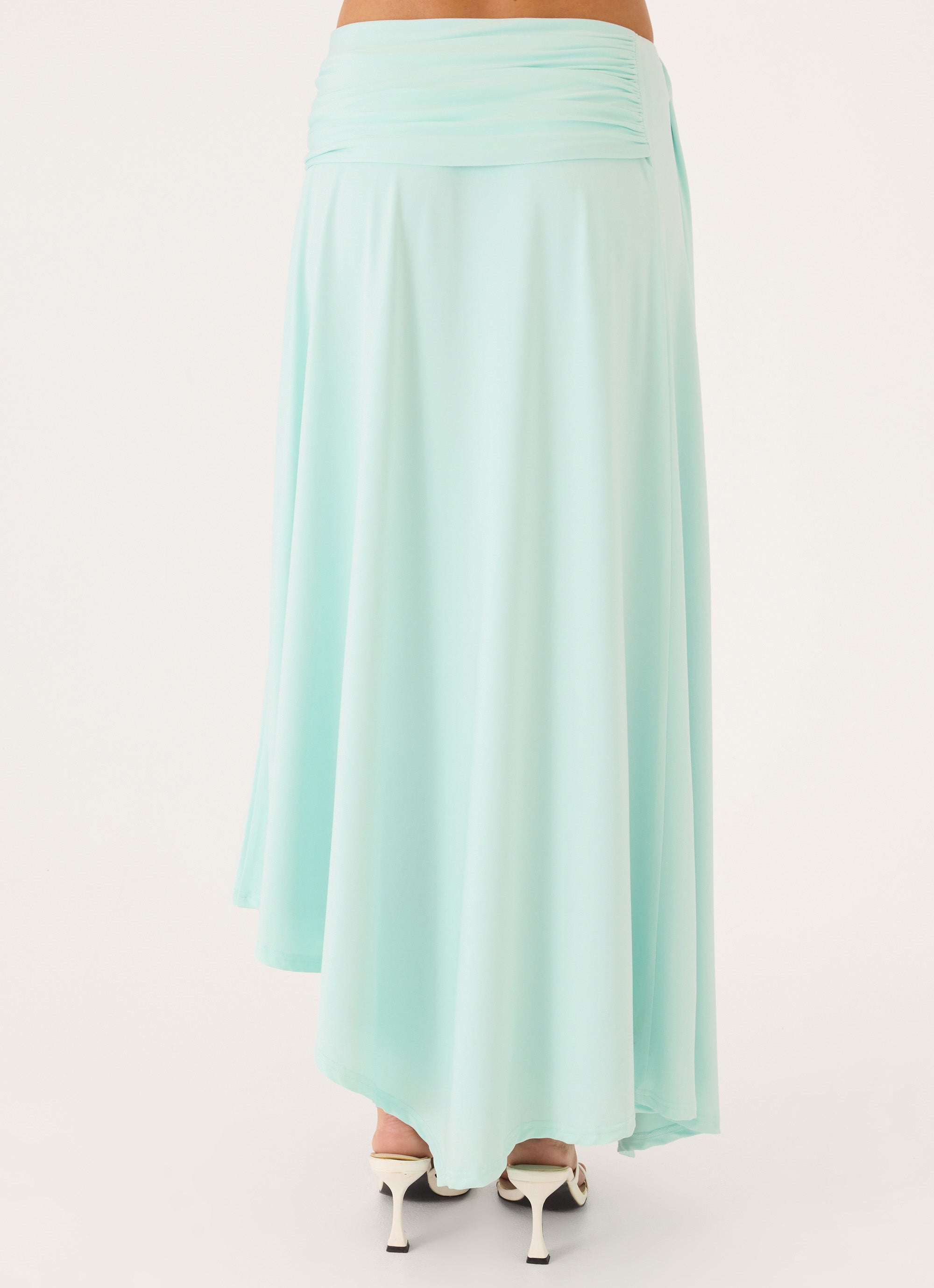 Briege Maxi Skirt - Aqua