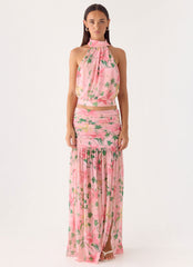 Cantrall Halter Top - Blooming Spring