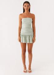 Carmel Mini Dress - Sage