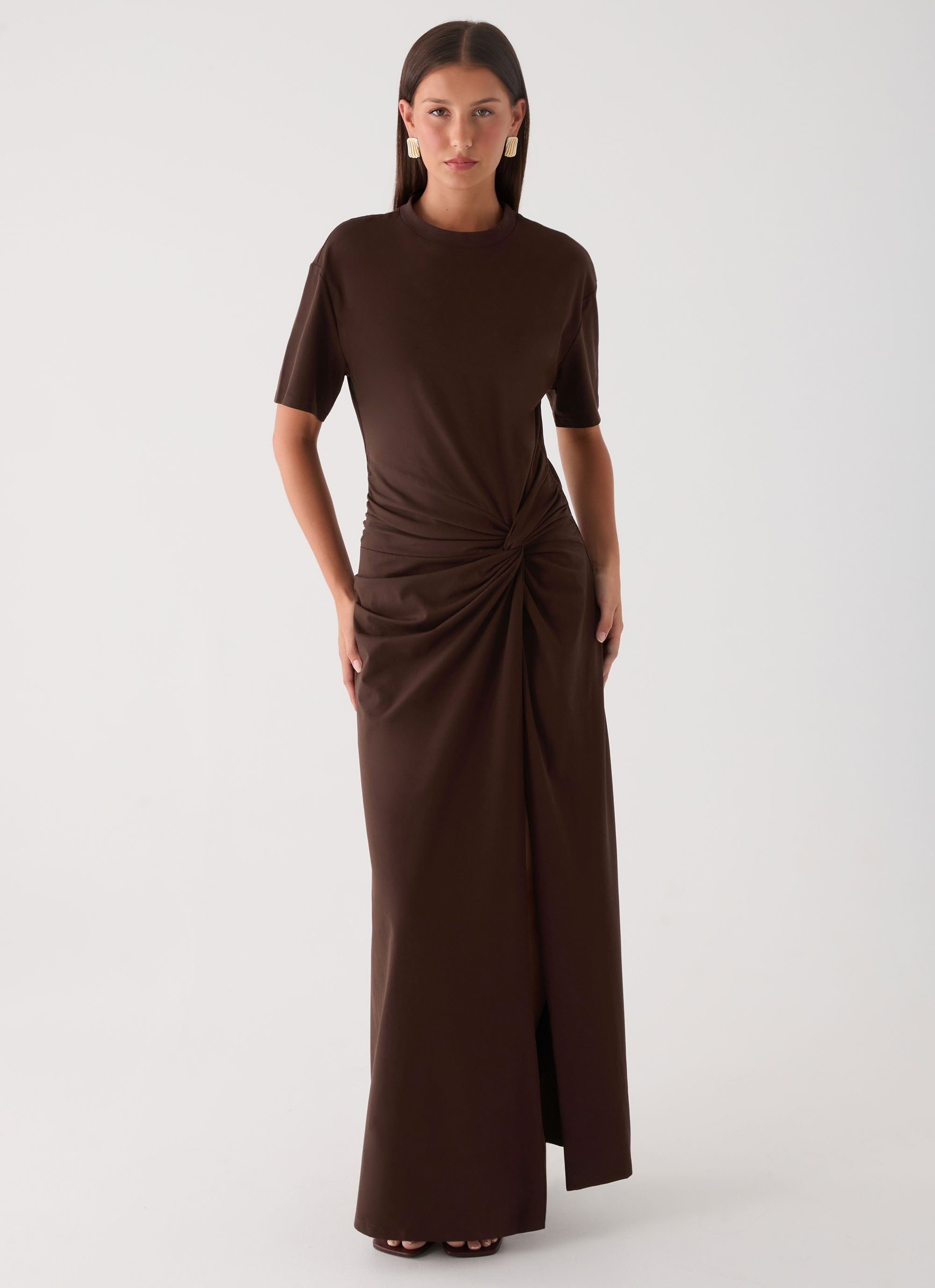 Celyse Maxi Dress - Chocolate