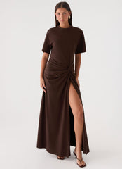 Celyse Maxi Dress - Chocolate