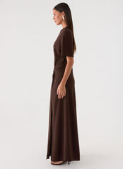 Celyse Maxi Dress - Chocolate