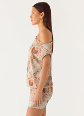 Cinema Mini Dress - Desert Blur