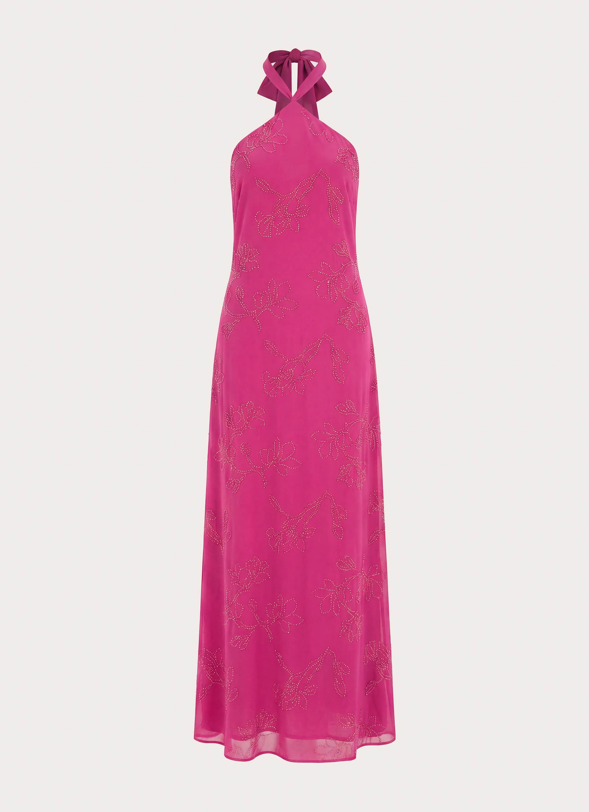 Cliffs Edge Maxi Dress - Berry Kiss