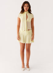 Colby Blouse - Lemon