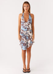 Colt Mini Dress - Bluewood Blossom