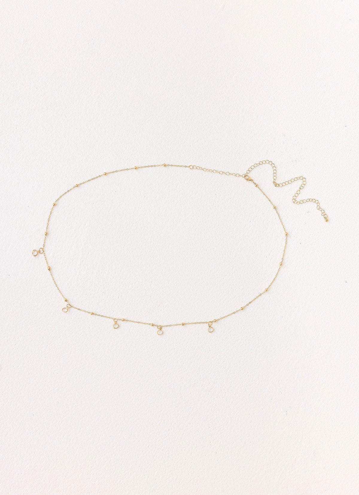 Crystal Haze Belly Chain - Gold