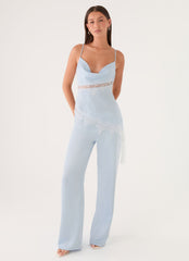 Deacon Low Rise Pants - Blue