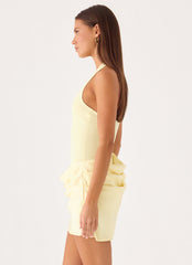 Deena Mini Dress - Yellow