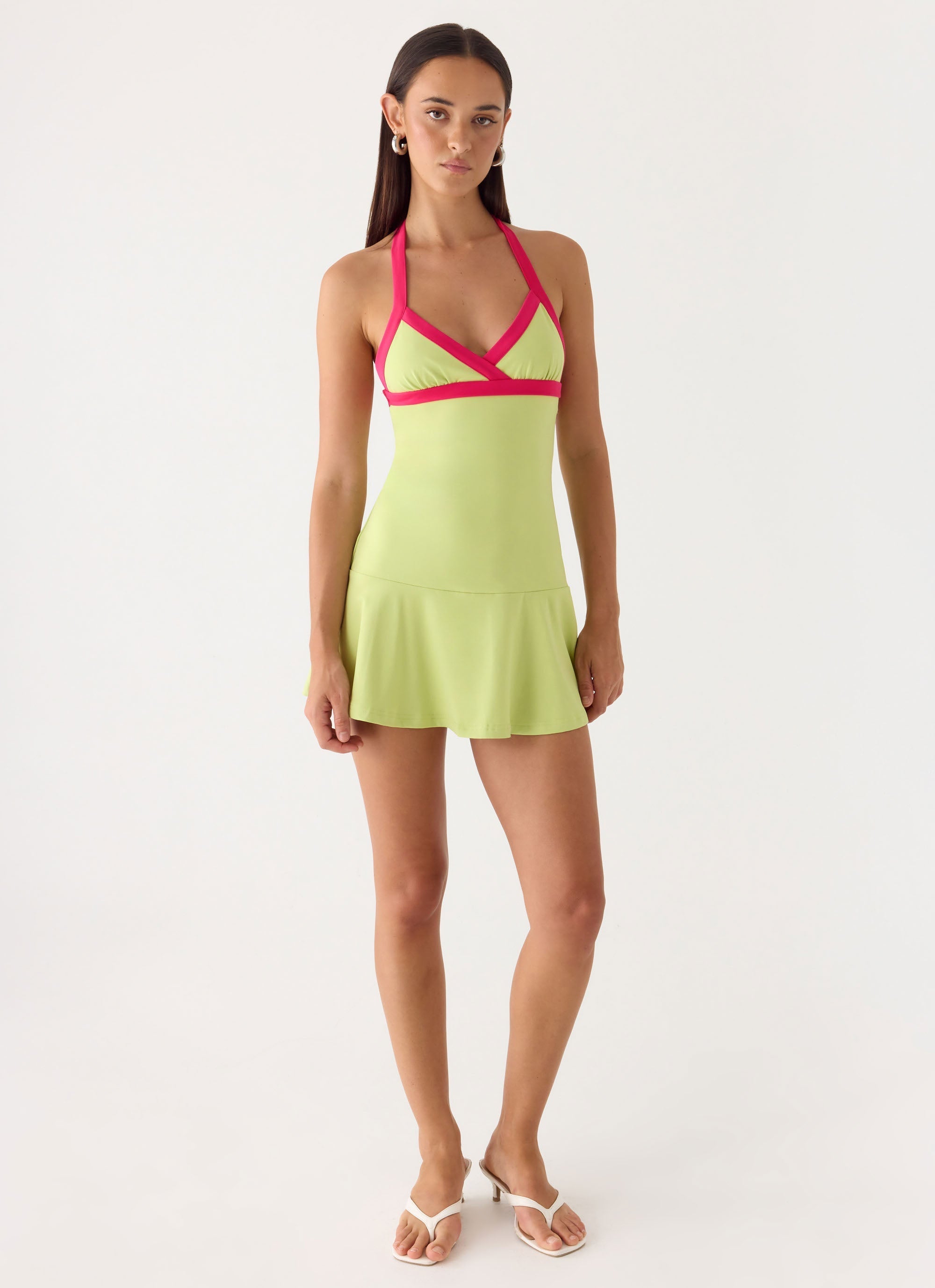 Dumdi Mini Dress - Lime