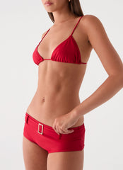 Edith Swim Shorts - Cherry