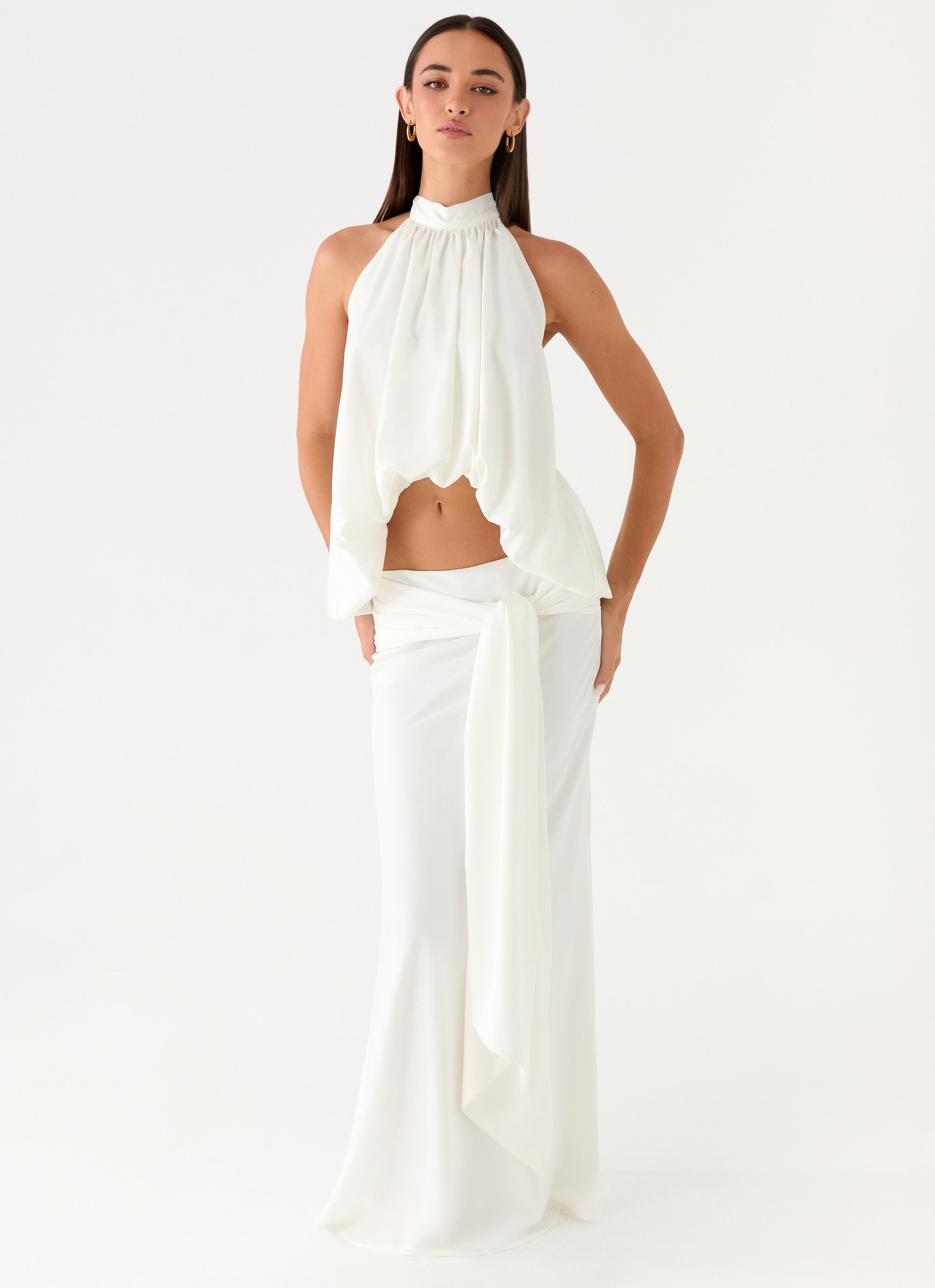 Eirlys Maxi Skirt - White
