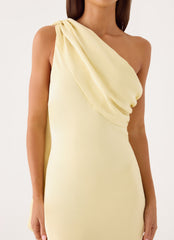Elena Maxi Dress - Baby Yellow