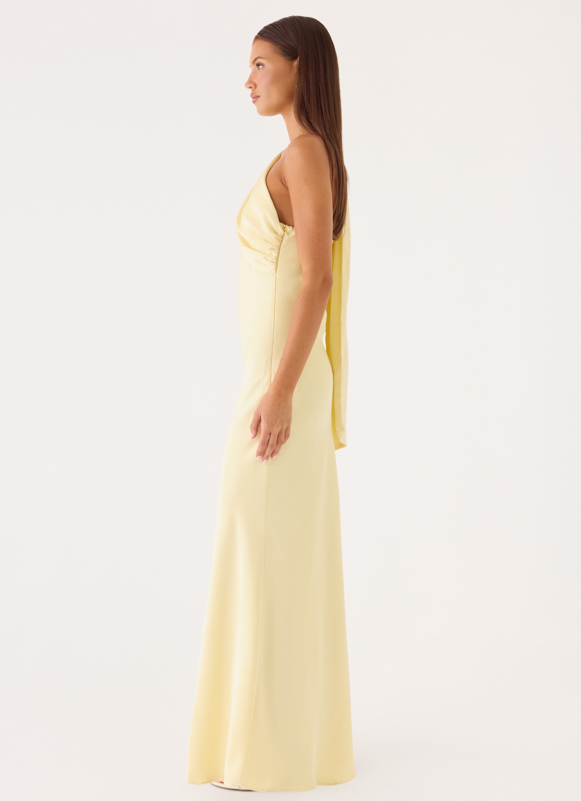 Elena Maxi Dress - Baby Yellow
