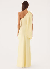Elena Maxi Dress - Baby Yellow