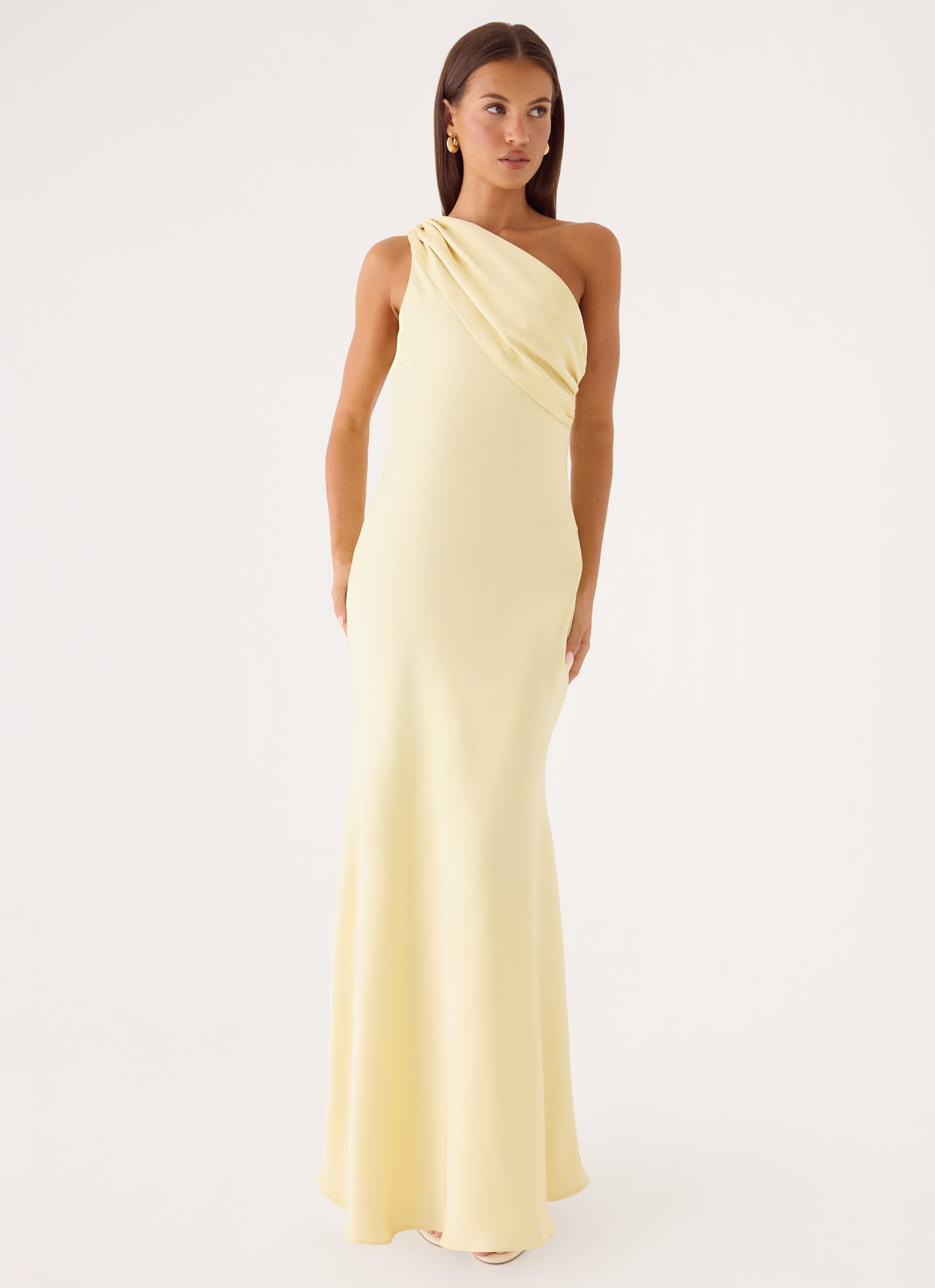 Elena Maxi Dress - Baby Yellow